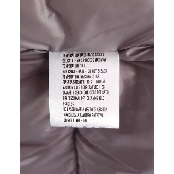 ACCUA by PSR White Goose Down Quilted Jacket Size 38 US 2 XS Womens Gray $475 - Picture 14 of 14